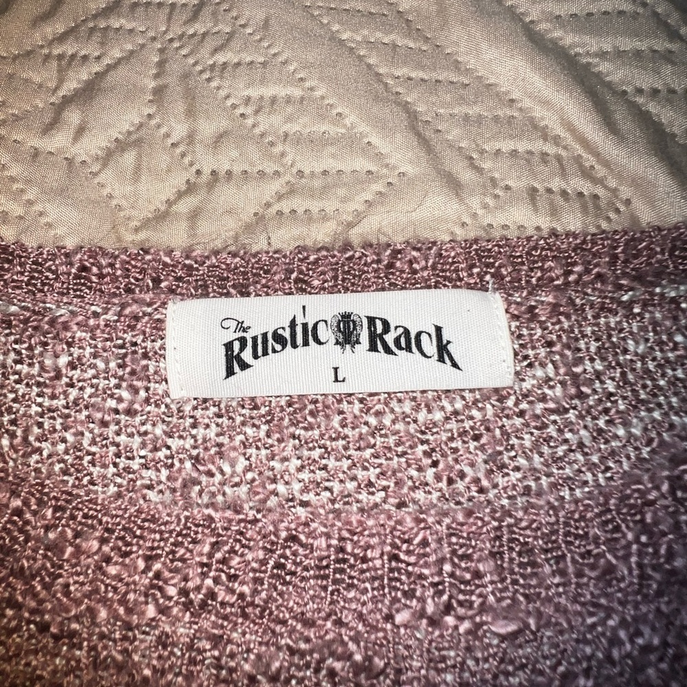 Pink sweater with stars